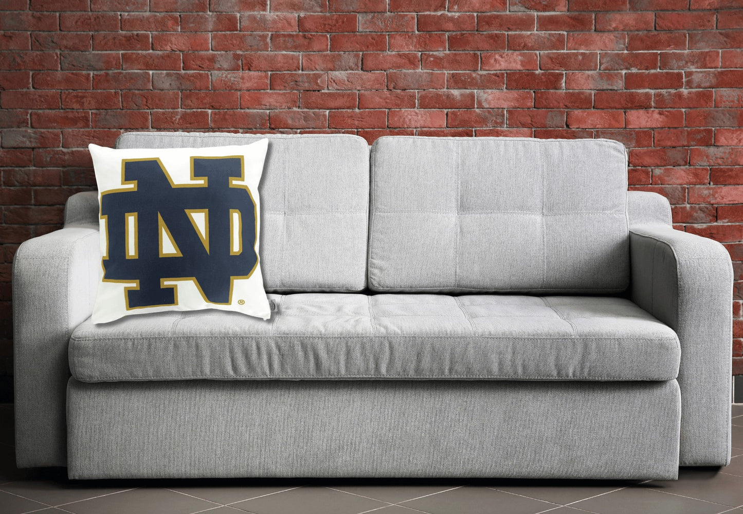 Notre Dame Logo Pillow Cover Cushion for sofa dorm room office