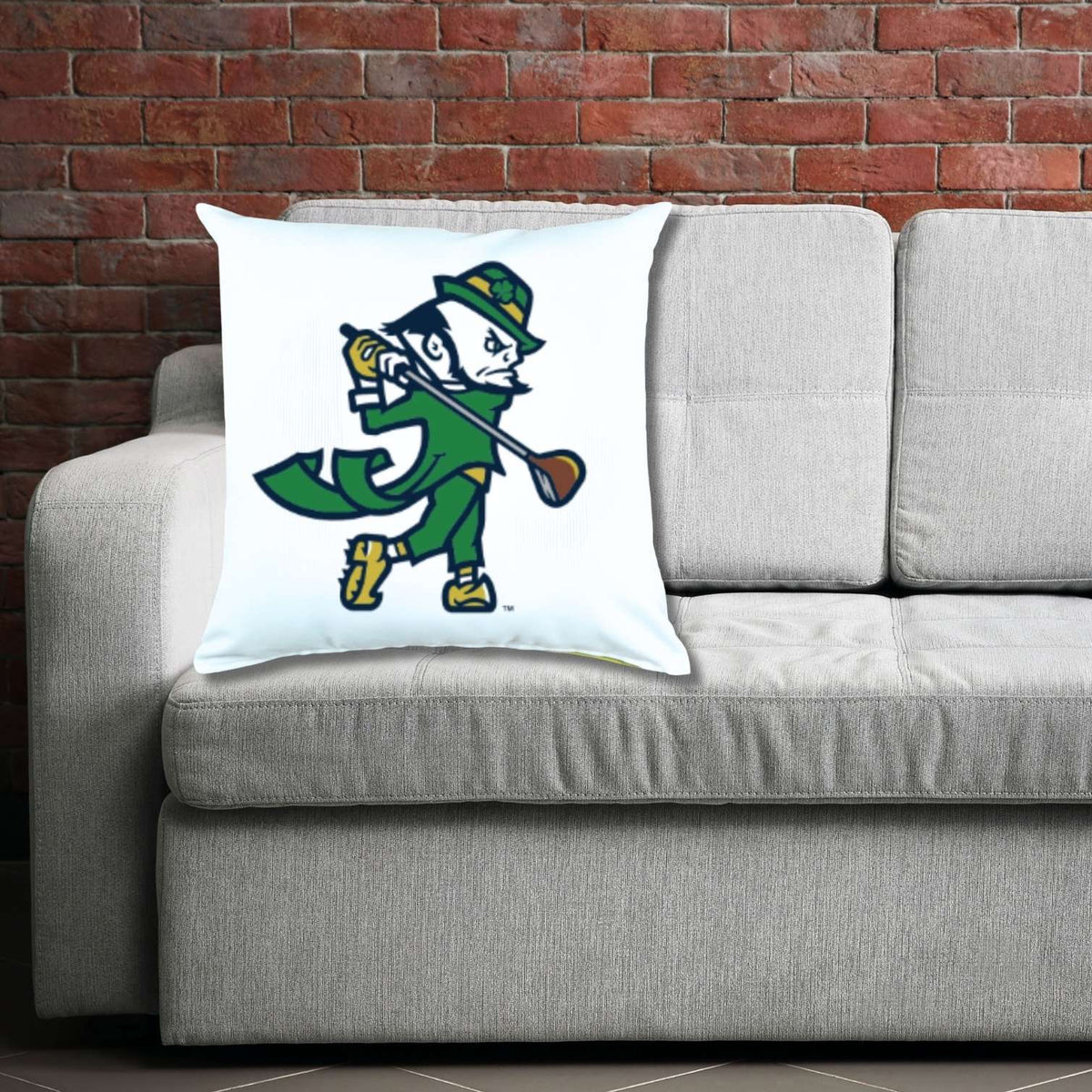 Notre Dame Golf Pillow Cover