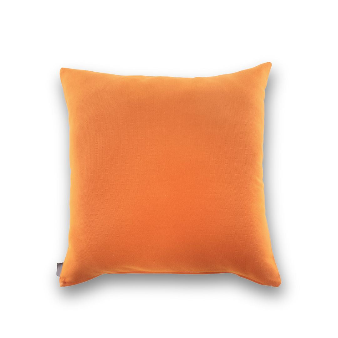 Orange Tennessee pillow on a white background
