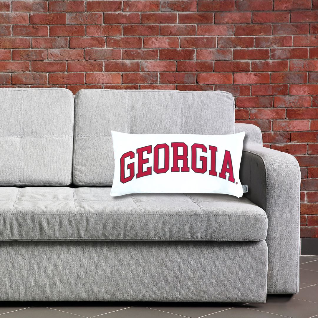 UGA bed party pillow