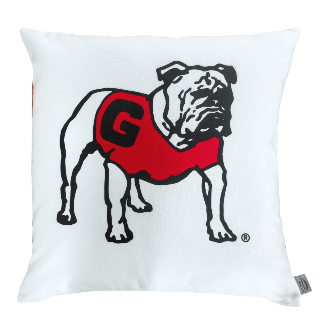 Vintage UGA Bulldogs Pillow Cover Georgia