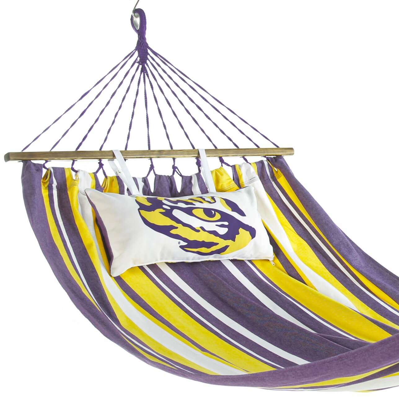 lsu tigers mascot hammock pillow