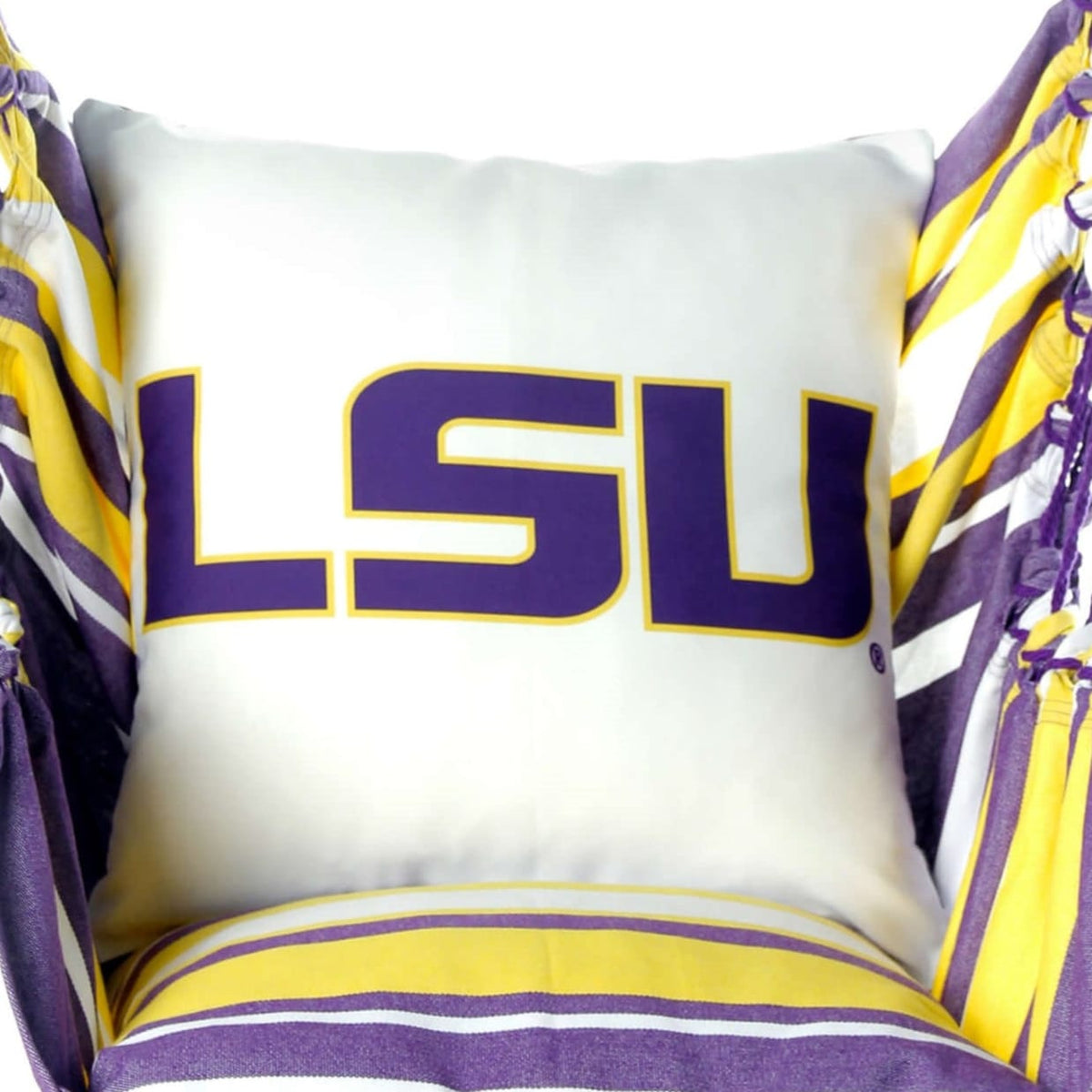 LSU Tigers Square pillow sham