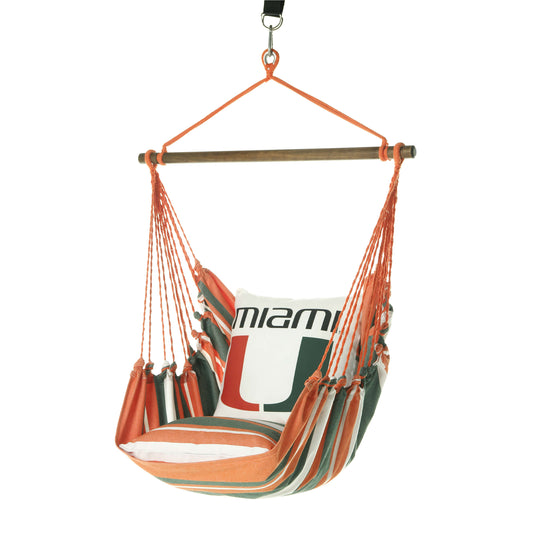 Miami hurricanes chair swing