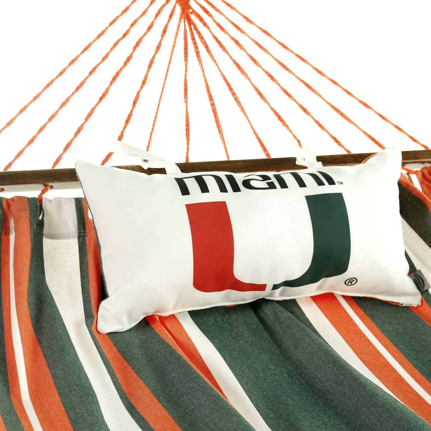 Miami Hurricanes Pillow Logo