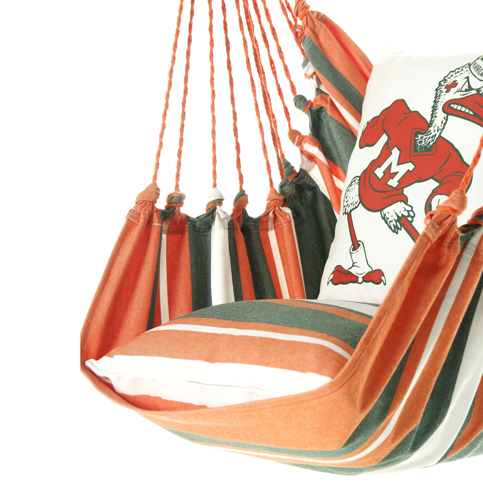 miami hurricanes mascot chair swing ibis