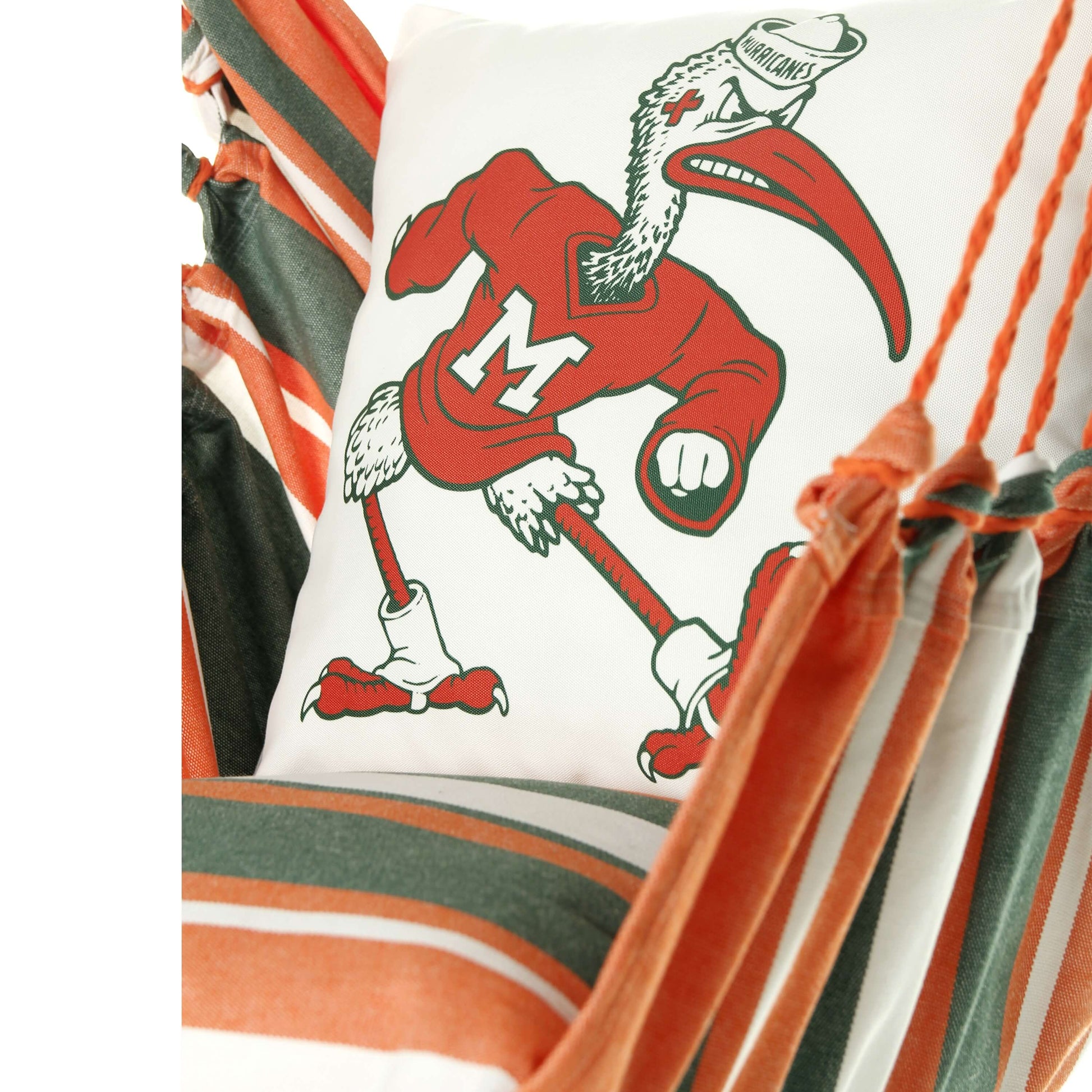 miami hurricanes mascot chair swing ibis