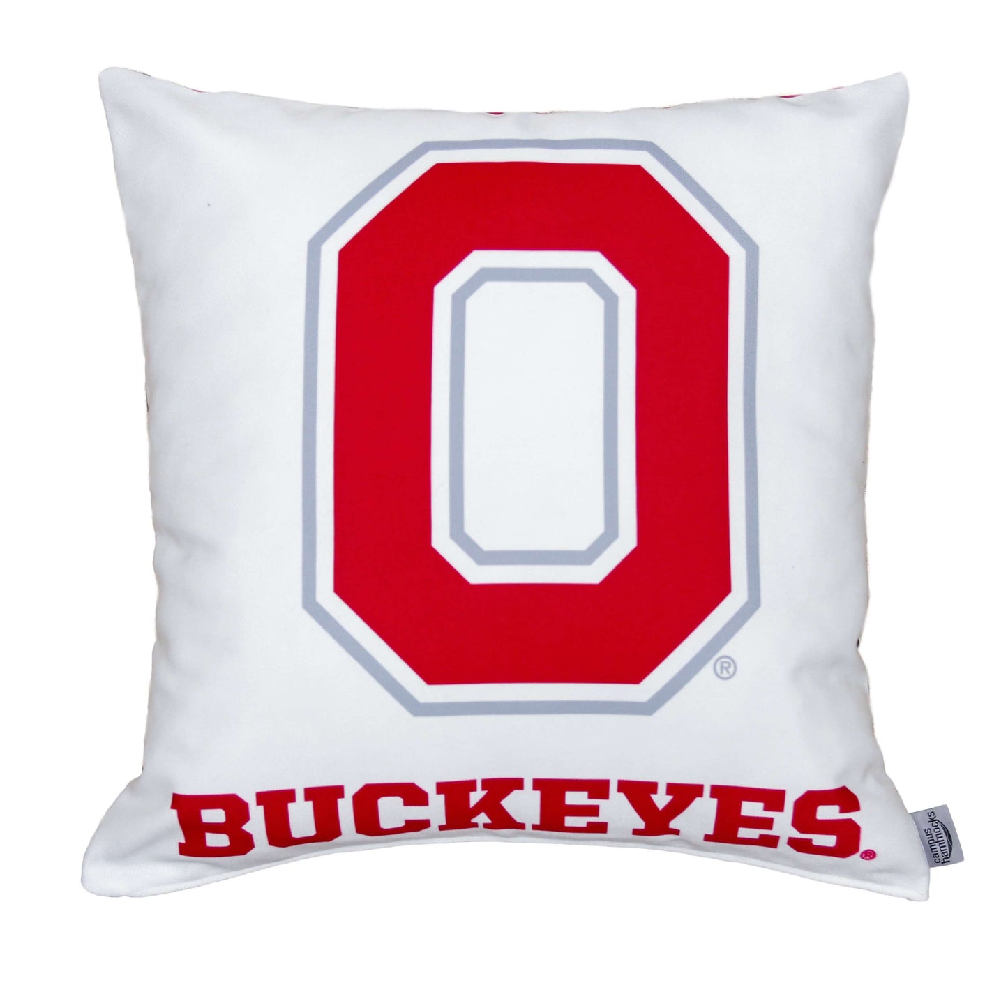 ohio state buckeyes pillow