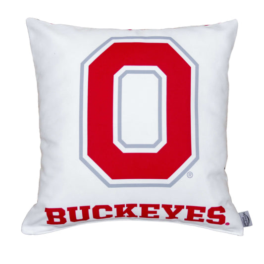 ohio state buckeyes pillow