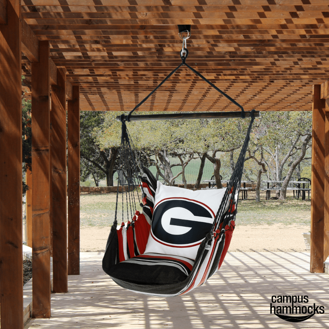 Georgia bulldogs hammock hanging chair swing