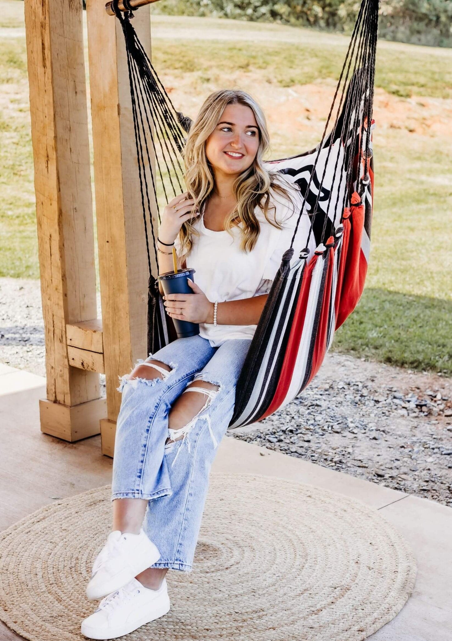 georgia bulldogs hanging chair swing dawg