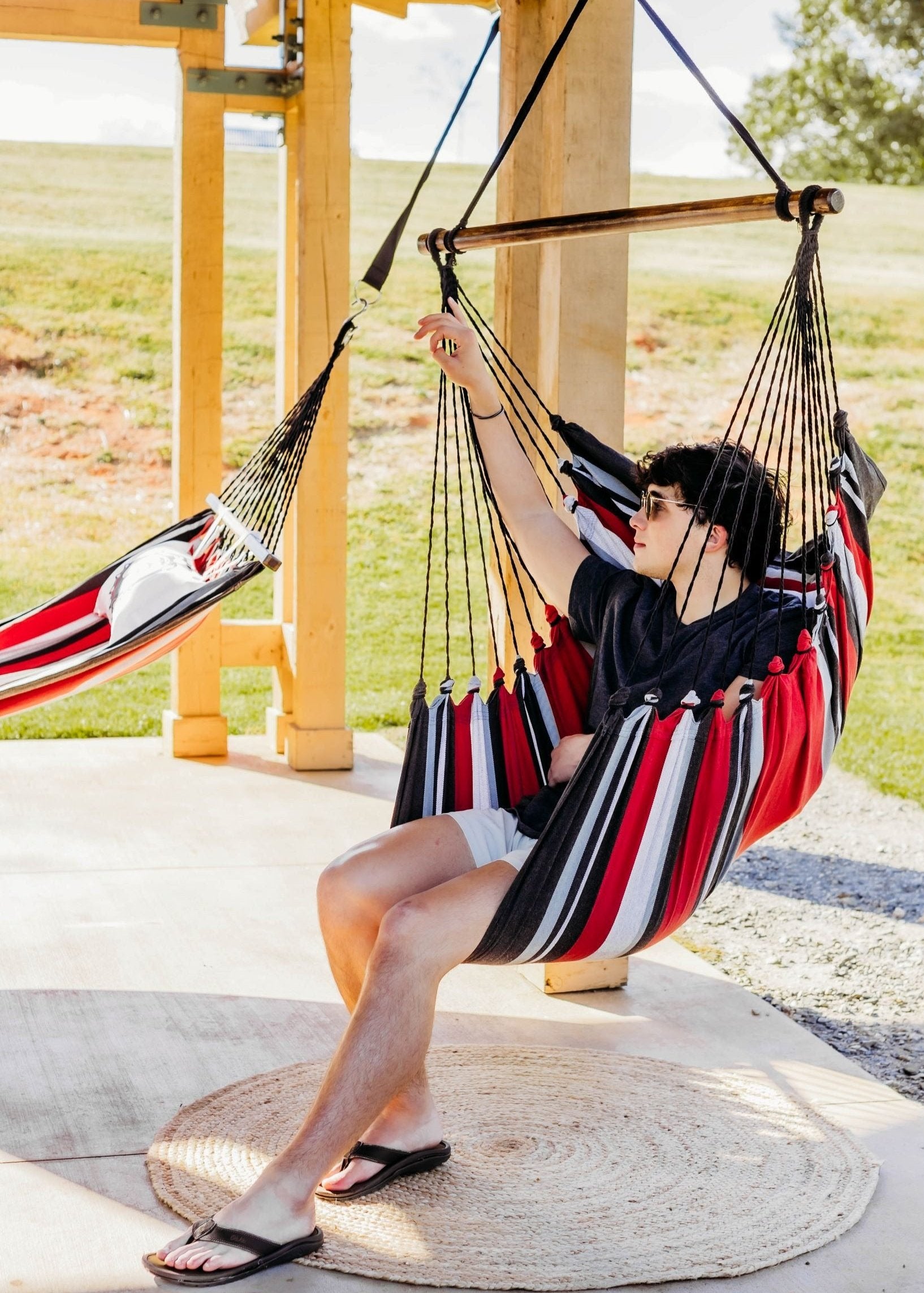 Georgia bulldogs chair swing hammock