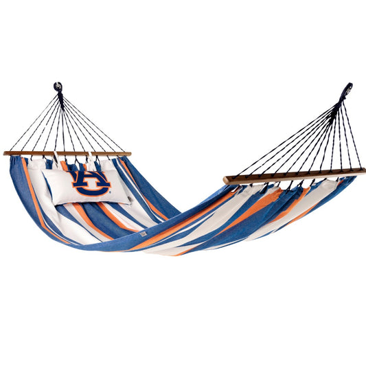 Auburn Tigers logo hammock on a white background