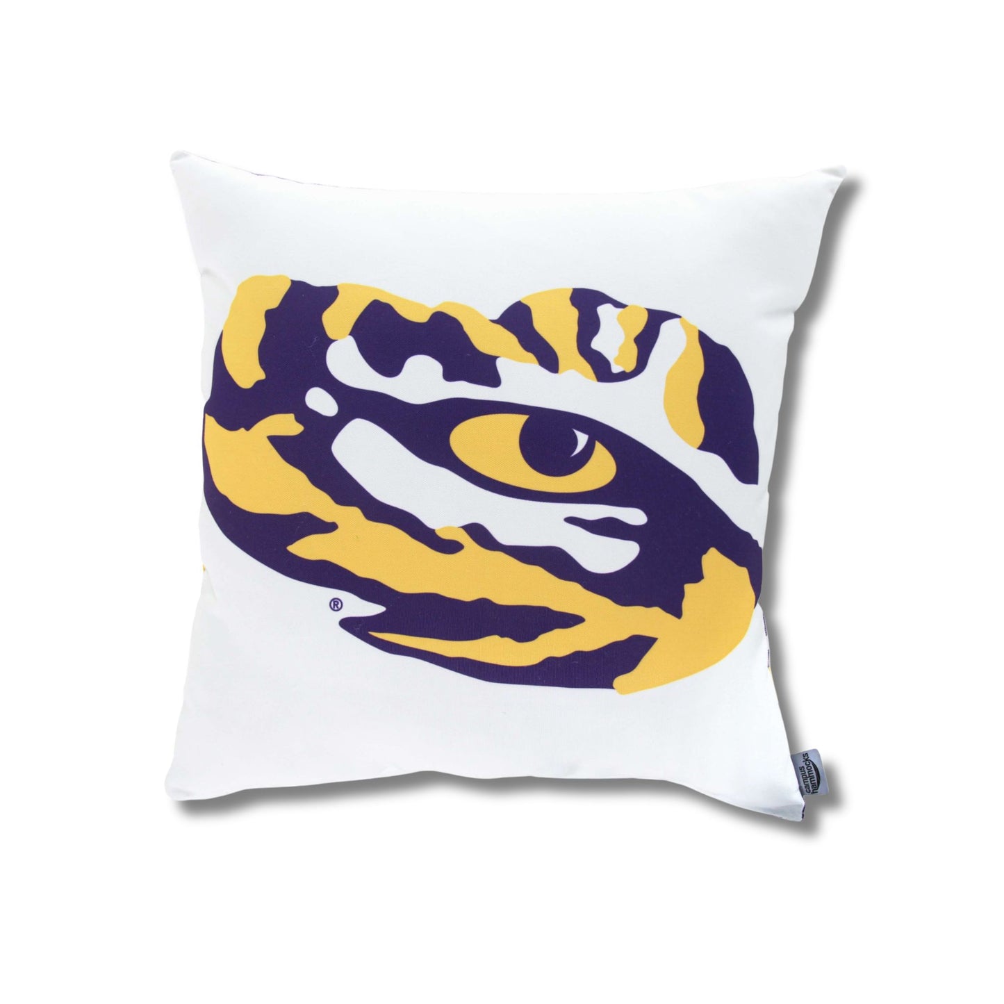 lsu tigers throw pillow mascot