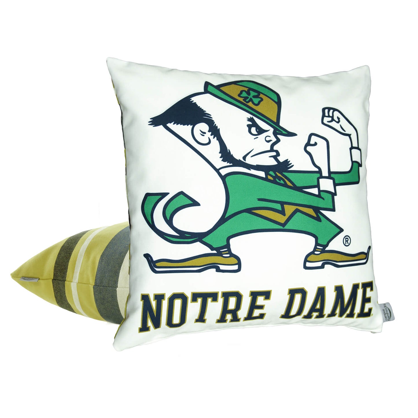 Notre Dame Leprechaun Pillow for Chair 