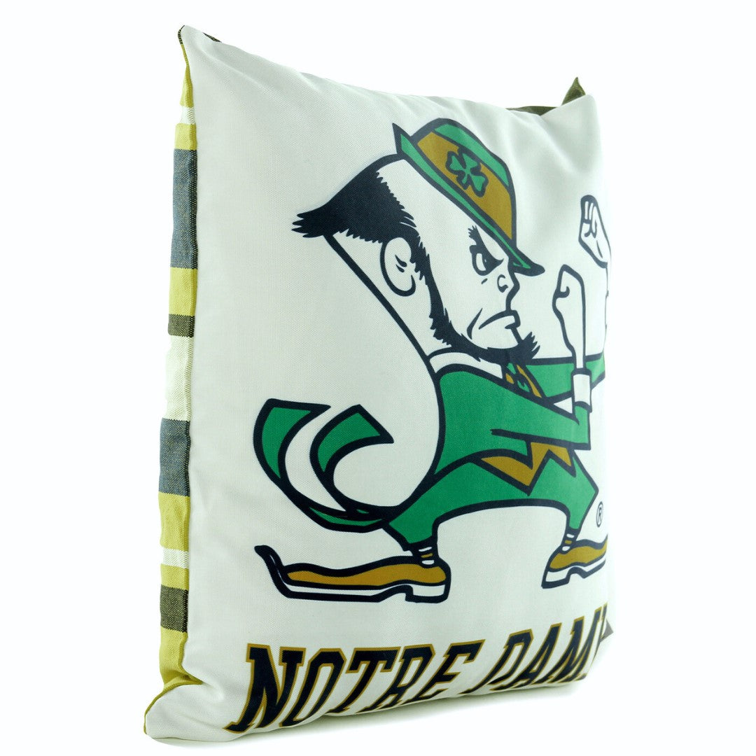 Notre Dame Fighting Irish Pillow Leprechaun Mascot 