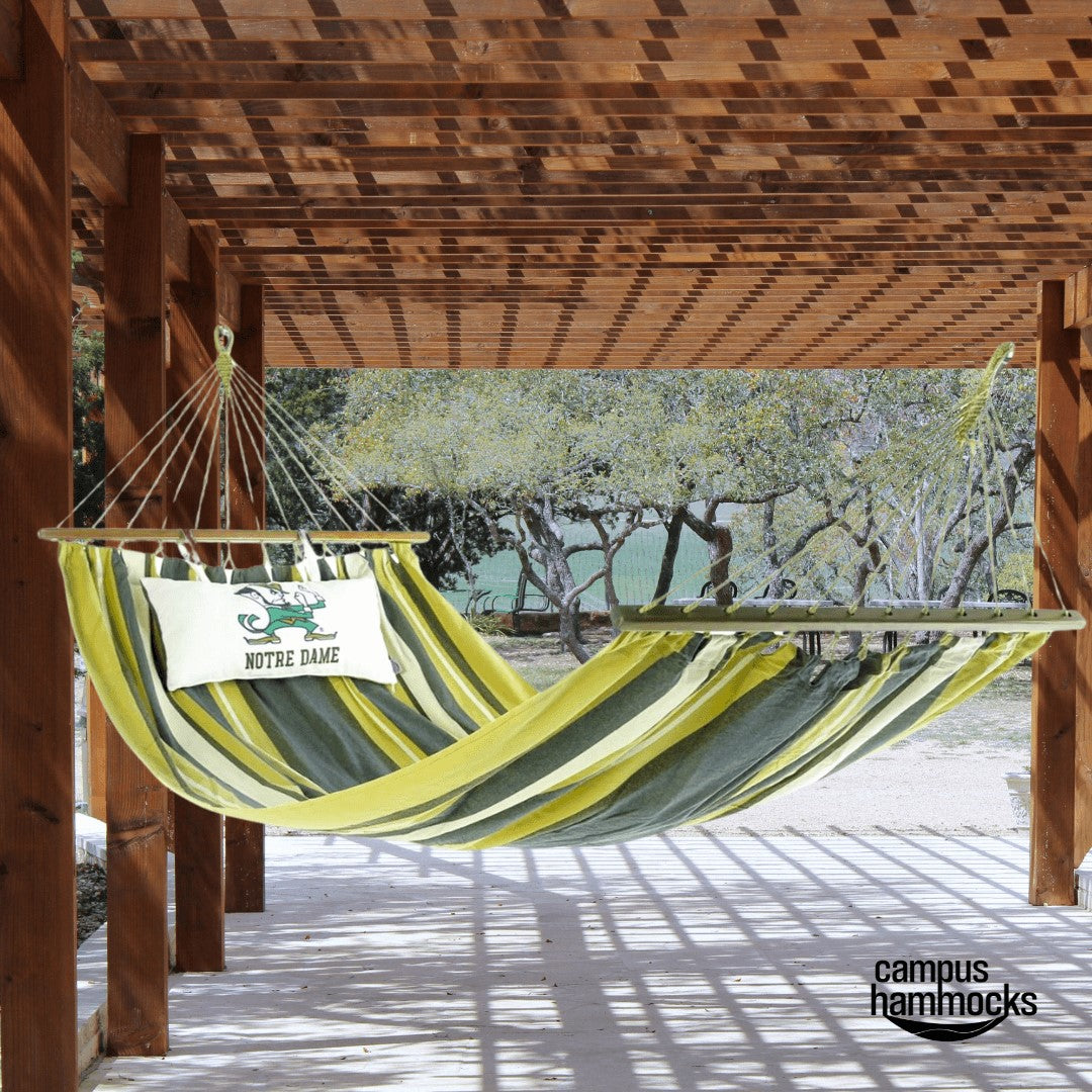 Notre Dame Fighting Irish Mascot Hammock Outdoors Patio Furniture