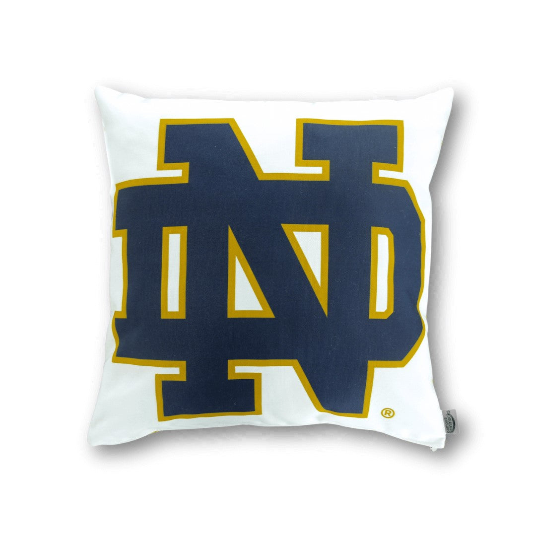 Notre Dame Pillow Cover Logo