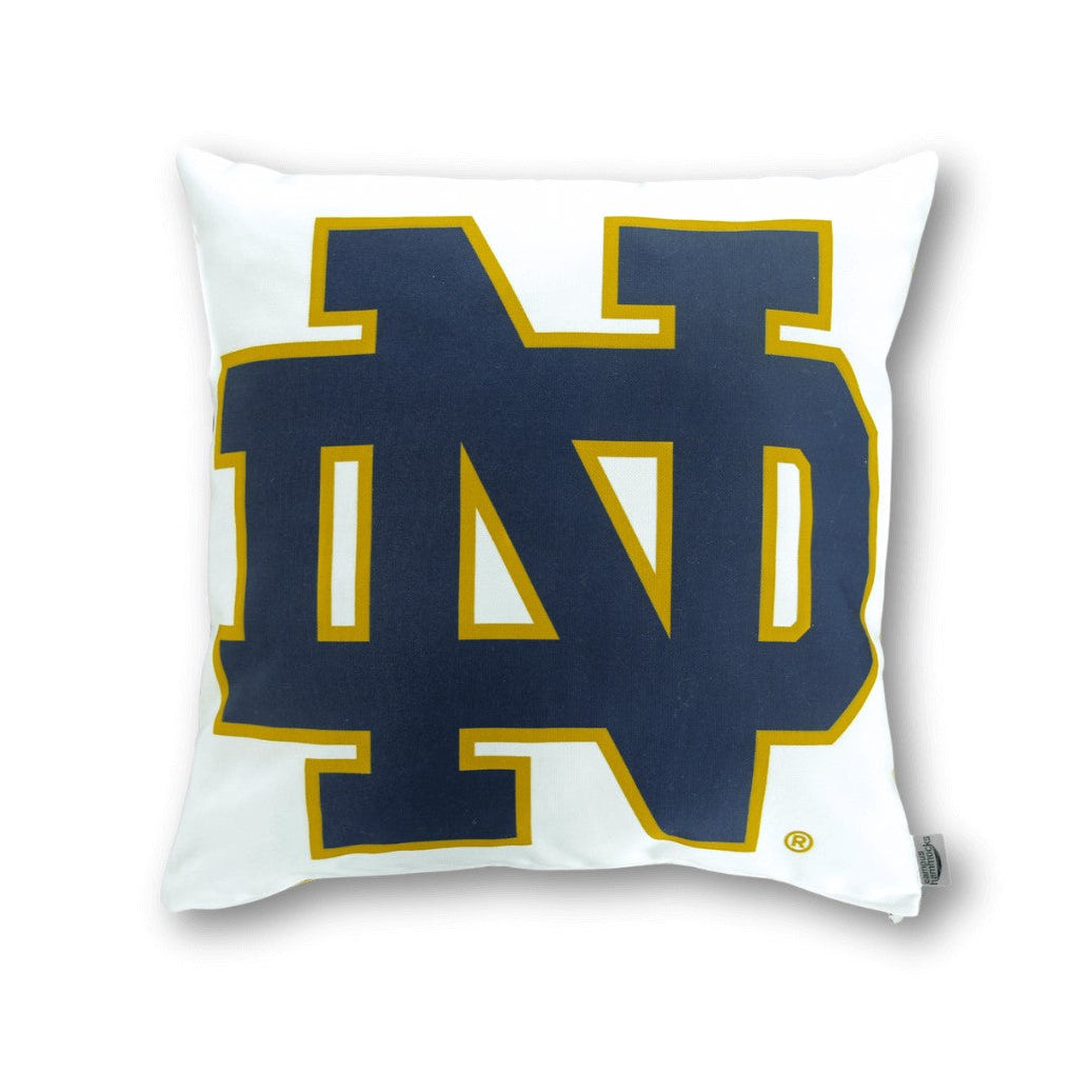 Notre Dame Pillow Cover featuring Athletic Logo