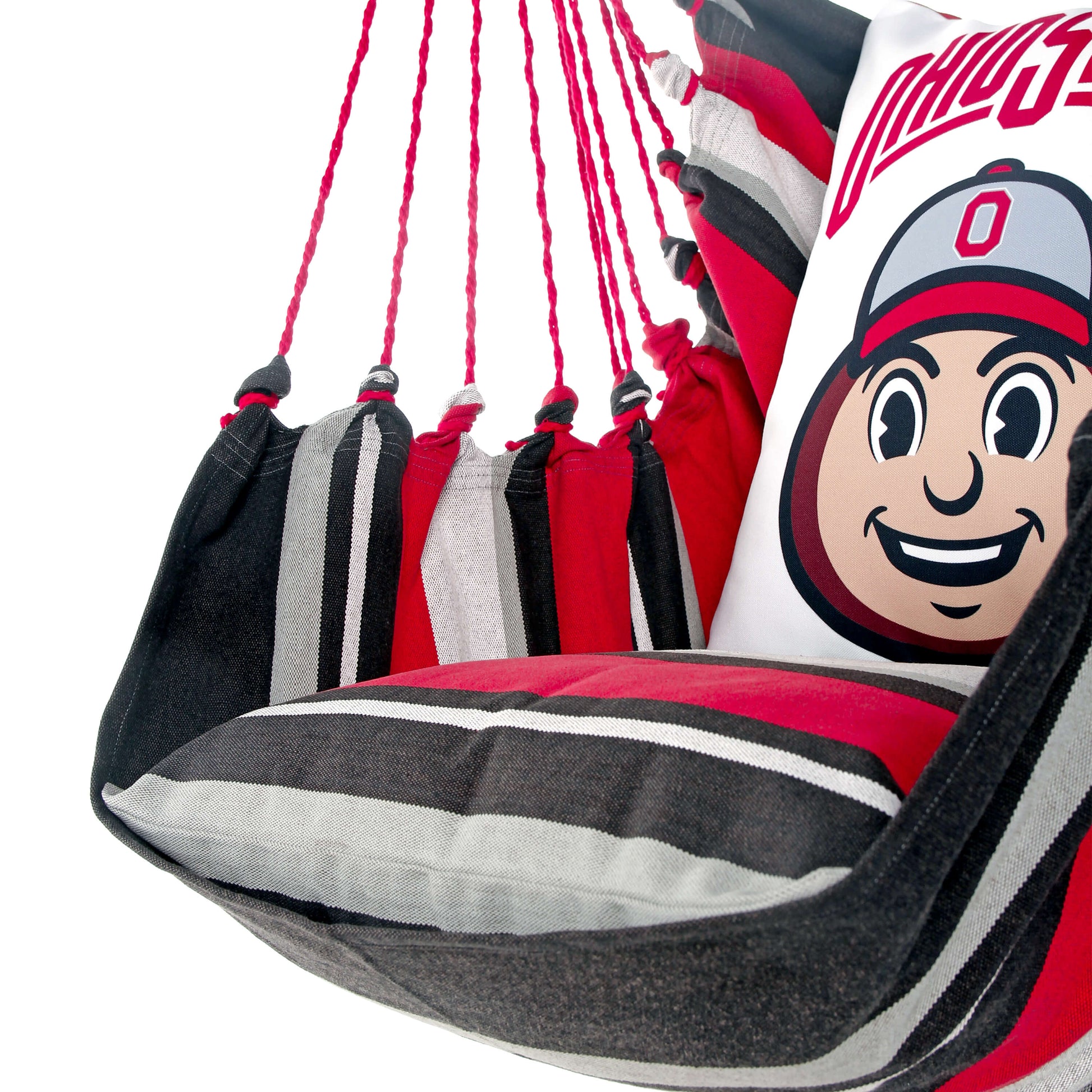 Ohio State Buckeyes Chair Seat with pillows