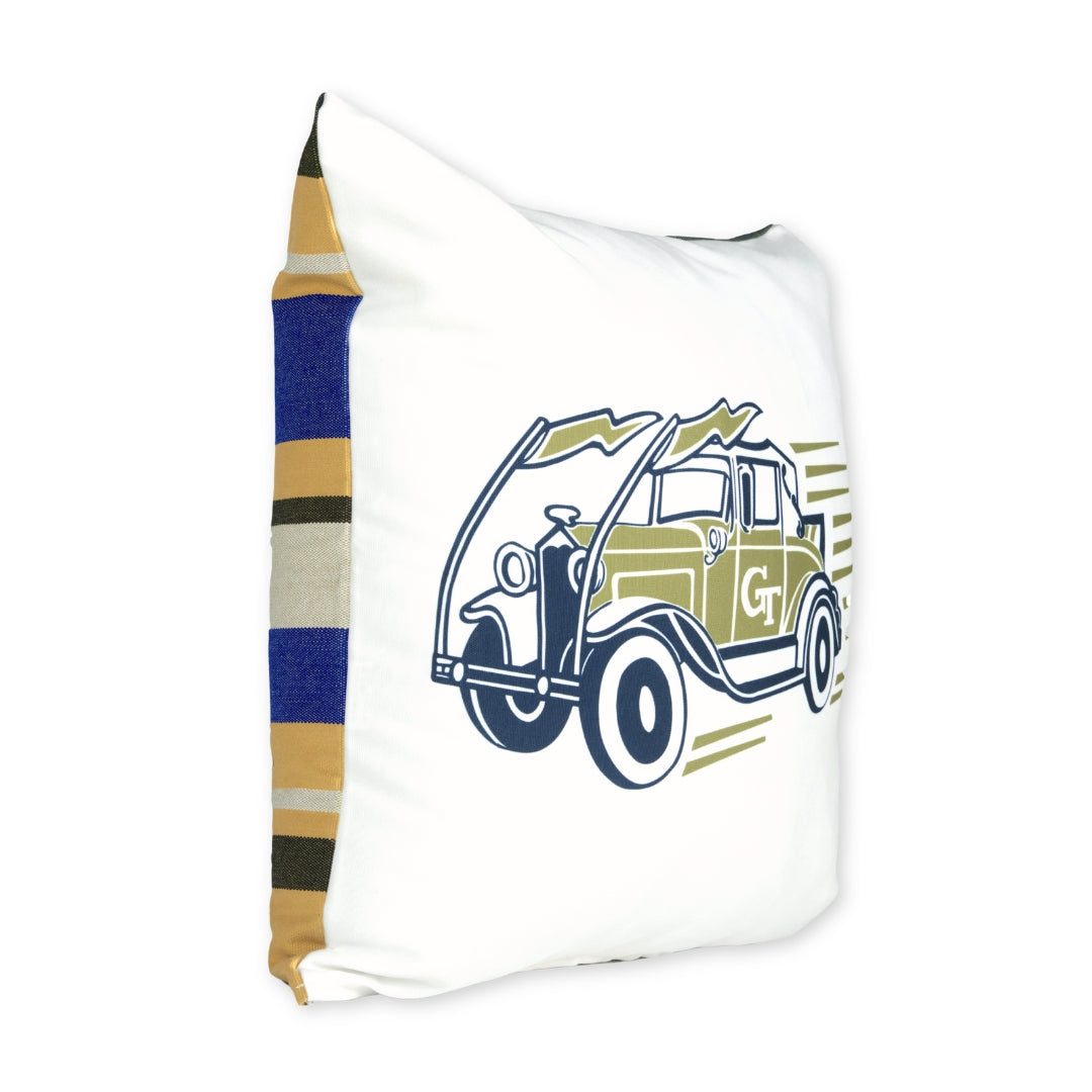 Georgia Tech Ramblin Wreck Pillow Cover