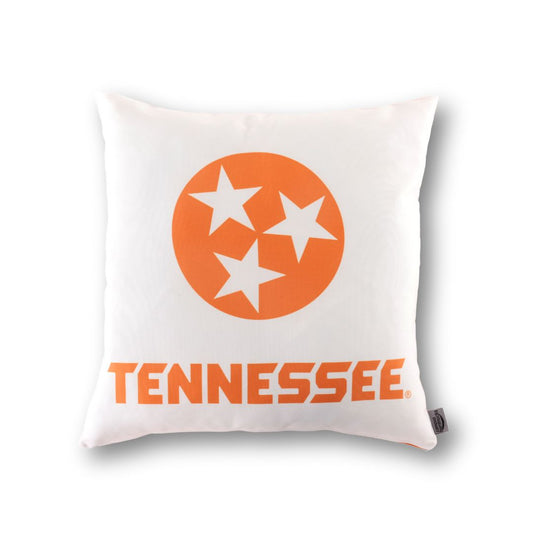 Tennessee Volunteers Tri Star Pillow Sham Cushion. Orange and white 