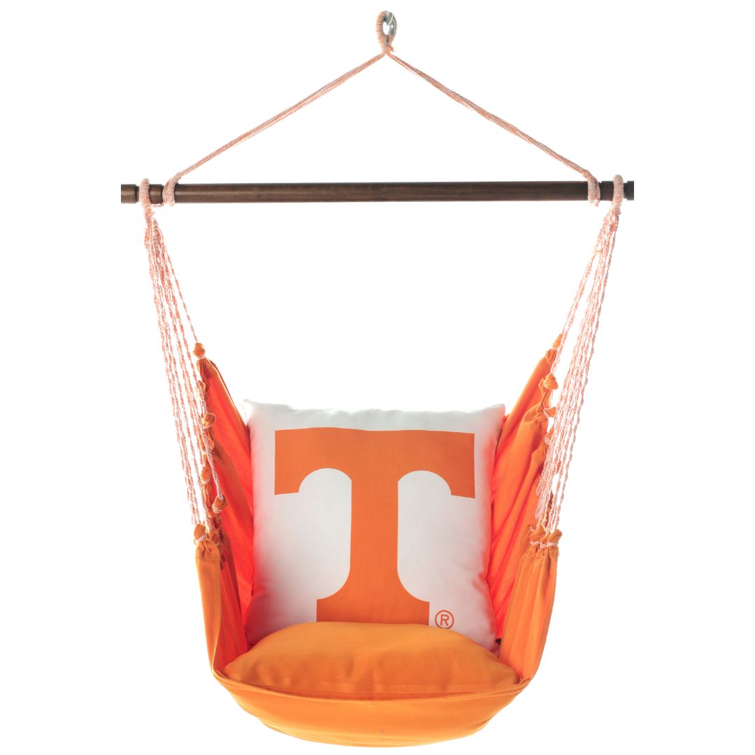 Tennessee Volunteers Logo Hammock Chair with Power T logo pillow