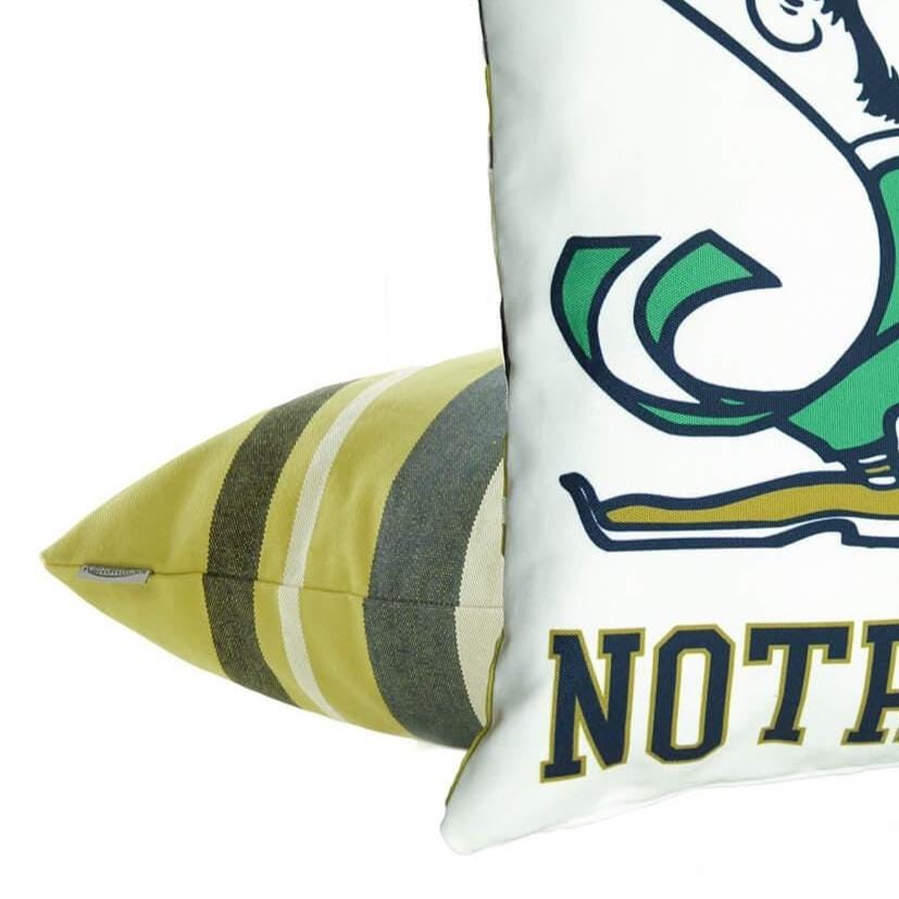 Notre Dame leprechaun pillow