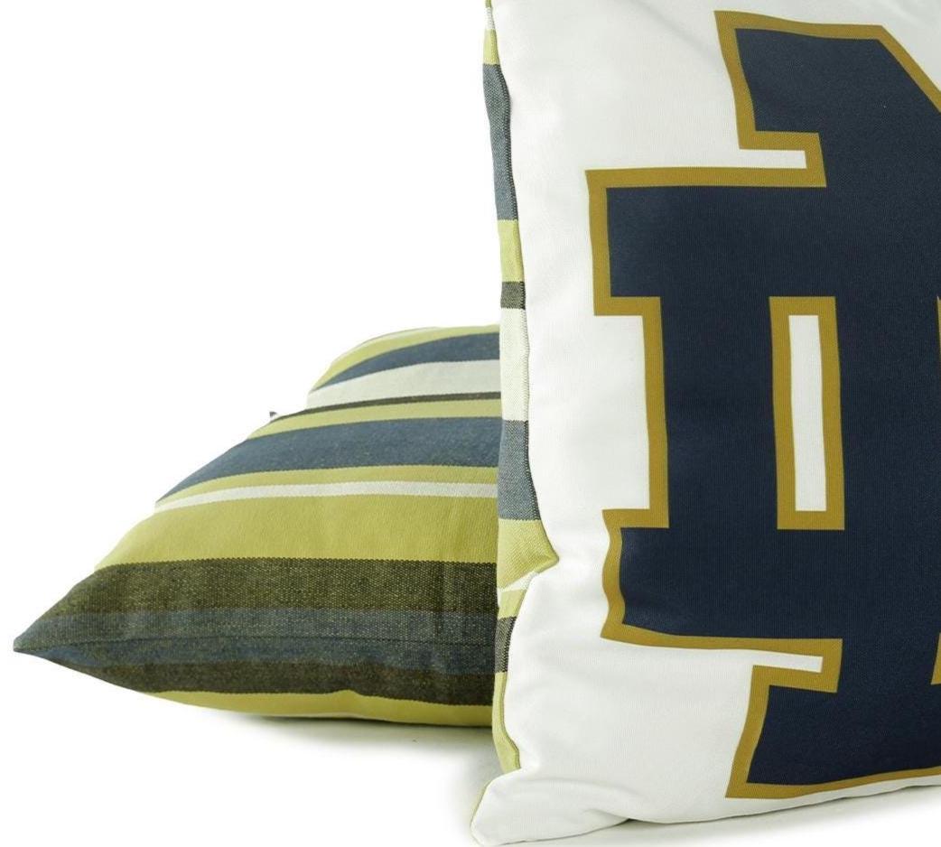 Notre Dame logo pillow