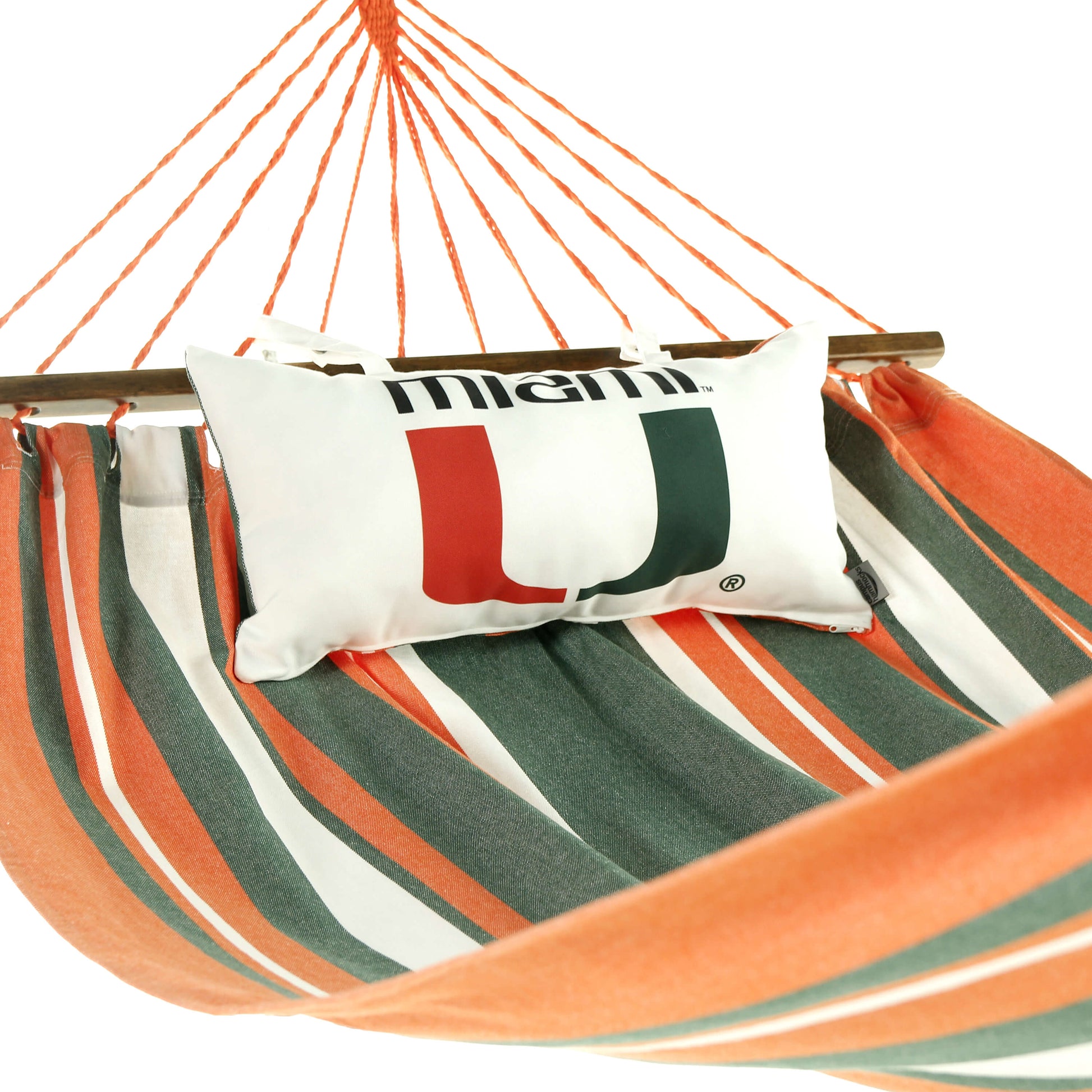 Miami Hurricanes Hammock with pillow