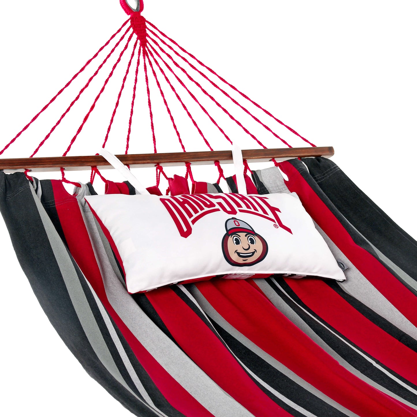 Ohio state buckeyes hammock with pillow cushion