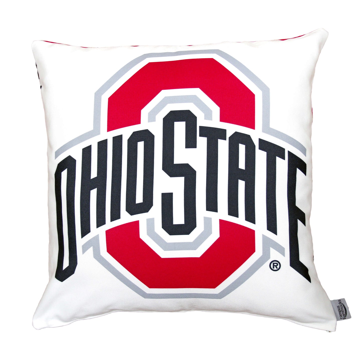 Ohio State Logo Pillow Square