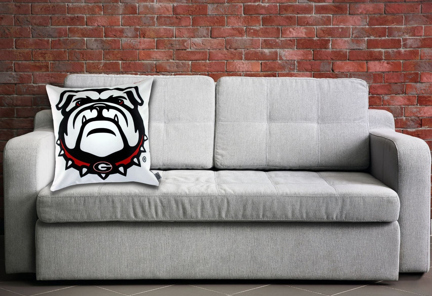 georgia bulldogs dawg throw pillow sofa