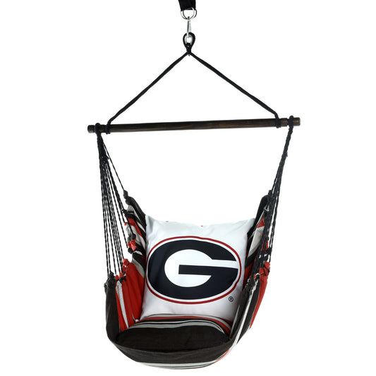 Georgia bulldogs hammock hanging chair swing